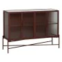 Aparador Teja Cristal Hierro 120 x 35 x 85 cm de BigBuy Home, Armarios y aparadores - Ref: S8806373, Precio: 427,44 €, Descue...