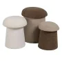 Pouf Blanc Bois MDF 35 x 35 x 42 cm de BigBuy Home, Poufs - Réf : S8806397, Prix : 64,54 €, Remise : %