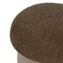 Pouf Marron Beige Bois MDF 40 x 40 x 48 cm (2 Unités) de BigBuy Home, Poufs - Réf : S8806398, Prix : 118,42 €, Remise : %