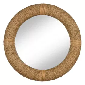 Miroir mural Naturel 80 x 7 x 80 cm de BigBuy Home, Miroirs muraux - Réf : S8806418, Prix : 124,75 €, Remise : %