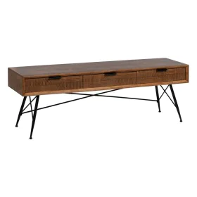 Table Basse LAGOM Noir Naturel Fer Bois d'hévéa 150 x 40 x 50 cm de BigBuy Home, Tables - Réf : S8806419, Prix : 254,67 €, Re...