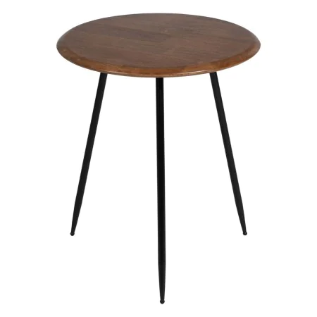 Side table LAGOM Black Beige Iron Rubber wood 50 x 50 x 60 cm by BigBuy Home, Tables - Ref: S8806425, Price: 67,77 €, Discoun...