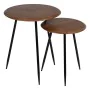 Side table LAGOM Black Beige Iron Rubber wood 50 x 50 x 60 cm by BigBuy Home, Tables - Ref: S8806425, Price: 67,77 €, Discoun...