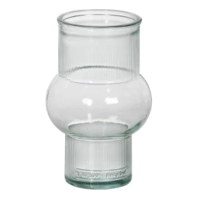 Vase recycled glass 11 x 11 x 17 cm by BigBuy Home, Vases - Ref: S8806458, Price: 6,39 €, Discount: %