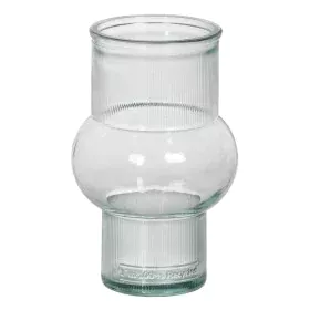 Vase verre recyclé 11 x 11 x 17 cm de BigBuy Home, Vases - Réf : S8806458, Prix : 7,10 €, Remise : %