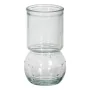 Vase verre recyclé 9,5 x 9,5 x 17 cm de BigBuy Home, Vases - Réf : S8806460, Prix : 7,10 €, Remise : %