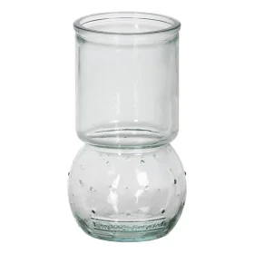 Blumenvase Recyceltes Glas 9,5 x 9,5 x 17 cm von BigBuy Home, Vasen - Ref: S8806460, Preis: 7,10 €, Rabatt: %