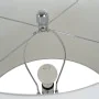 Desk lamp White Black Metal Ceramic Crystal 60 W 220-240 V 45 x 45 x 73 cm by BigBuy Home, Bedside and Table Lamps - Ref: S88...