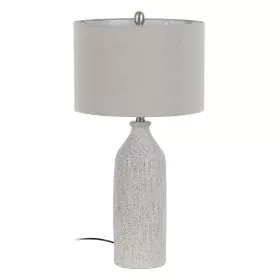 Lampe de bureau Gris Métal Céramique 60 W 220-240 V 38 x 38 x 73 cm de BigBuy Home, Lampes de chevet - Réf : S8806462, Prix :...