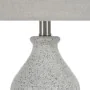 Lampe de bureau Gris Métal Céramique 60 W 220-240 V 38 x 38 x 73 cm de BigBuy Home, Lampes de chevet - Réf : S8806462, Prix :...