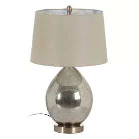 Lampada da tavolo Argentato Metallo Cristallo 60 W 220-240 V 40 x 40 x 64 cm di BigBuy Home, Lampade da tavolo e abat-jour - ...