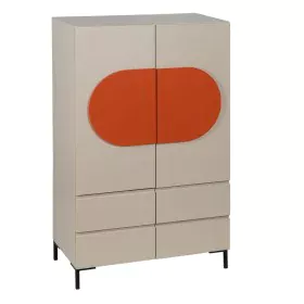 Sideboard NECTO Orange Taupe Iron MDF Wood 75 x 41,8 x 123 cm by BigBuy Home, Sideboards - Ref: S8806482, Price: 634,62 €, Di...