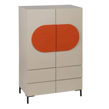 Anrichte NECTO Orange Taupe Eisen Holz MDF 75 x 41,8 x 123 cm von BigBuy Home, Buffets - Ref: S8806482, Preis: 594,22 €, Raba...