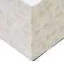 Castiçais Bege Madrepérola Madeira MDF 10,5 x 10,5 x 10,5 cm de BigBuy Home, Candelabros e suportes para velas - Ref: S880649...