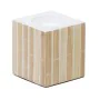 Candleholder Beige Bamboo MDF Wood 10,5 x 10,5 x 10,5 cm by BigBuy Home, Candelabras and candle holders - Ref: S8806497, Pric...