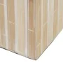 Bougeoir Beige Bambou Bois MDF 10,5 x 10,5 x 10,5 cm de BigBuy Home, Bougeoirs et chandeliers - Réf : S8806497, Prix : 9,35 €...