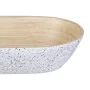 Tray White Natural Bamboo 40 x 18 x 7 cm by BigBuy Home, Plates and dishes - Ref: S8806498, Price: 7,82 €, Discount: %