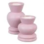 Vase Rose Céramique 10,5 x 10,5 x 13 cm de BigBuy Home, Vases - Réf : S8806505, Prix : 8,92 €, Remise : %