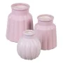 Vase Light mauve Ceramic 11 x 11 x 12 cm by BigBuy Home, Vases - Ref: S8806506, Price: 7,55 €, Discount: %