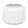 Vase White Ceramic 14,5 x 14,5 x 11 cm by BigBuy Home, Vases - Ref: S8806507, Price: 10,21 €, Discount: %