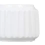 Vase White Ceramic 14,5 x 14,5 x 11 cm by BigBuy Home, Vases - Ref: S8806507, Price: 10,21 €, Discount: %