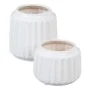 Vase White Ceramic 14,5 x 14,5 x 11 cm by BigBuy Home, Vases - Ref: S8806507, Price: 10,21 €, Discount: %