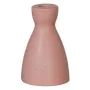 Bougeoir Rose Céramique 9,5 x 9,5 x 12 cm de BigBuy Home, Bougeoirs et chandeliers - Réf : S8806510, Prix : 6,20 €, Remise : %