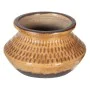 Vaso Castanho Cerâmica 15 x 15 x 9 cm de BigBuy Home, Jarrões - Ref: S8806515, Preço: 7,31 €, Desconto: %