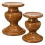 Candleholder Caramel Ceramic 14 x 14 x 17 cm by BigBuy Home, Candelabras and candle holders - Ref: S8806518, Price: 10,21 €, ...