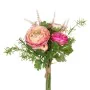 Decorative Flower Green Pink 20 x 20 x 32 cm by BigBuy Home, Artificial Flowers - Ref: S8806536, Price: 9,39 €, Discount: %