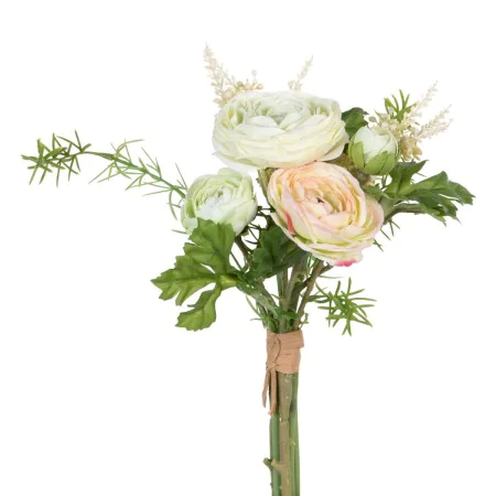 Decorative Flower Green Cream 20 x 20 x 32 cm by BigBuy Home, Artificial Flowers - Ref: S8806537, Price: 9,39 €, Discount: %