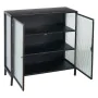 Présentoir BRICK Noir Doré Verre Fer 100 x 42 x 99 cm de BigBuy Home, Meubles vitrines - Réf : S8806552, Prix : 478,46 €, Rem...