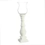 Bougeoir Blanc Verre Ciment 20,5 x 20,5 x 80 cm de BigBuy Home, Bougeoirs et chandeliers - Réf : S8806575, Prix : 67,53 €, Re...