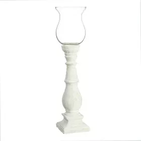 Portacandele Bianco Cristallo Cemento 20,5 x 20,5 x 80 cm di BigBuy Home, Candelieri e portacandele - Rif: S8806575, Prezzo: ...