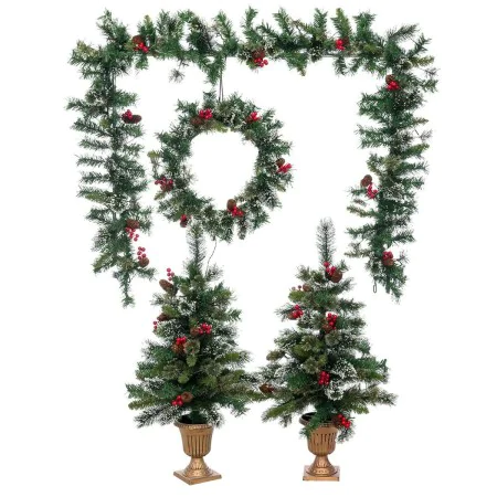 Weihnachtsbaum grün Bunt 80 x 45 x 18 cm (4 Stück) von BigBuy Home, Weihnachten - Ref: S8806582, Preis: 100,96 €, Rabatt: %