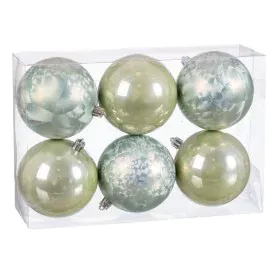 Palle di Natale Verde Plastica Ø 8 cm 23,5 X 16 X 8 CM (6 Unità) di BigBuy Home, Natale - Rif: S8806619, Prezzo: 6,05 €, Scon...