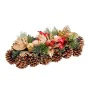 Weihnachtliche Kerzenhalter Gold Bunt 35 x 15 x 10 cm von BigBuy Home, Weihnachten - Ref: S8806639, Preis: 20,09 €, Rabatt: %