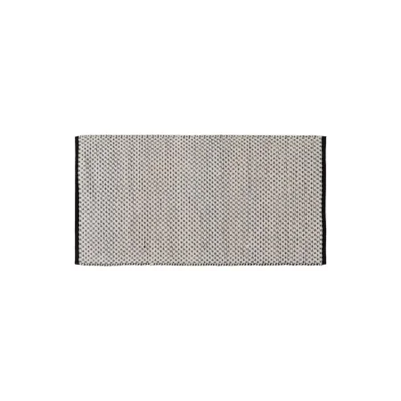 Carpet White Black 80 x 150 x 1 cm by BigBuy Home, Area Rugs - Ref: S8806691, Price: 36,82 €, Discount: %