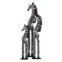 Decorative Figure Black Silver Wood 19 X 12 X 100 CM by BigBuy Home, Ornaments - Ref: S8806698, Price: 45,62 €, Discount: %