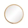 Wall mirror Natural 60 x 4 x 60 cm by BigBuy Home, Wall-Mounted Mirrors - Ref: S8806714, Price: 99,61 €, Discount: %