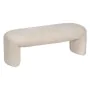 Bench Beige Polyester Pine 110 x 45 x 40 cm by BigBuy Home, Chairs - Ref: S8806786, Price: 187,32 €, Discount: %