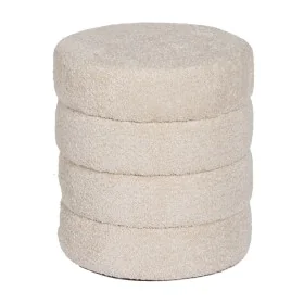 Pouf Beige 42 x 42 x 46 cm de BigBuy Home, Poufs - Réf : S8806789, Prix : 84,48 €, Remise : %