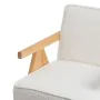 Armchair White Natural 57 X 50 X 77 CM by BigBuy Home, Chairs - Ref: S8806803, Price: 202,92 €, Discount: %