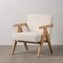 Armchair White Natural 57 X 50 X 77 CM by BigBuy Home, Chairs - Ref: S8806803, Price: 202,92 €, Discount: %