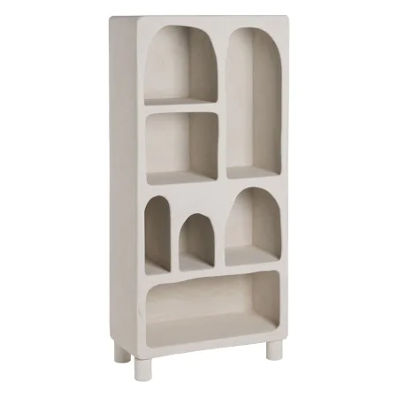 Étagère WILMA Blanc Bois MDF 80 x 38 x 170 cm de BigBuy Home, Étagères verticales - Réf : S8806811, Prix : 446,62 €, Remise : %