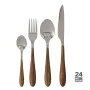 Cutlery Brown Silver Stainless steel ABS 19 x 8 x 27 cm 24 Pieces by BigBuy Home, Cutlery sets - Ref: S8806827, Price: 69,61 ...