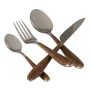 Cutlery Brown Silver Stainless steel ABS 19 x 8 x 27 cm 24 Pieces by BigBuy Home, Cutlery sets - Ref: S8806827, Price: 69,61 ...