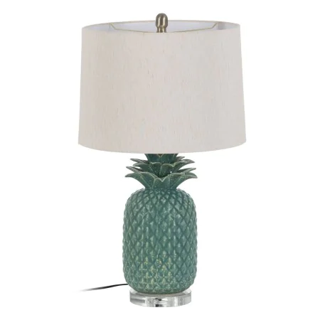 Desk lamp Green Metal Ceramic Crystal 40 X 40 X 68 CM by BigBuy Home, Bedside and Table Lamps - Ref: S8806830, Price: 83,28 €...