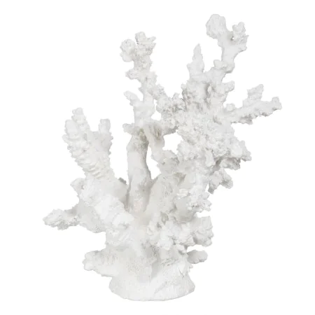 Figura Decorativa Branco Resina Coral 17 x 17 x 20 cm de BigBuy Home, Adornos - Ref: S8806832, Preço: 18,86 €, Desconto: %