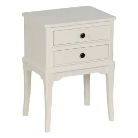 Nightstand White Pine MDF Wood 43 X 33 X 60 CM by BigBuy Home, Bedside Tables - Ref: S8806834, Price: 140,03 €, Discount: %